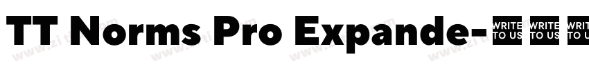 TT Norms Pro Expande字体转换